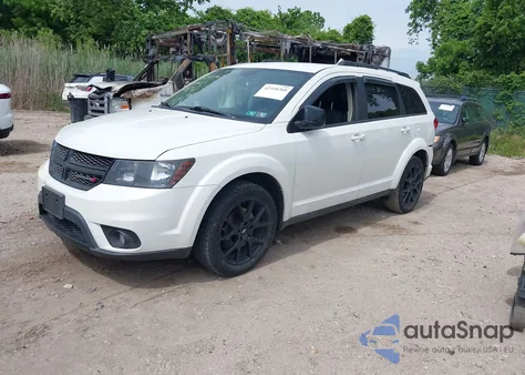 2014 Dodge Journey Sxt из США, поврежденный, VIN 3C4PDCBBXET135001